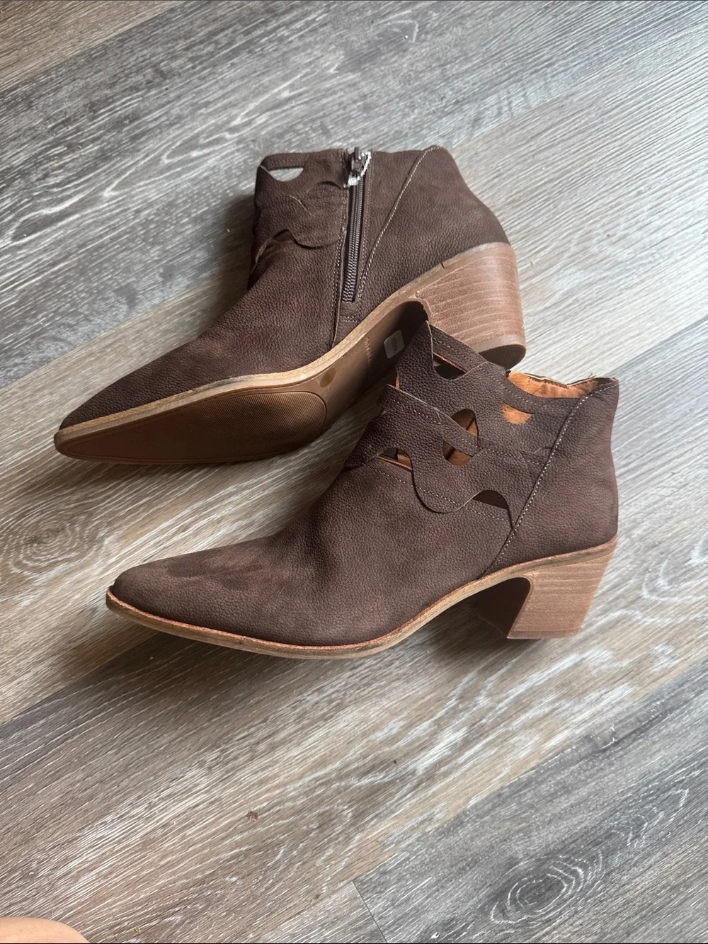 Lucky Brand brown suede